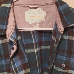 Plaid flannel by Troy Lee designs